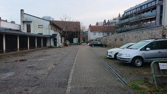 Grafische Darstellung des Bebauungsplans für den nördlichen Engelplatz, inklusive geplanter Gebäude und Freiflächen.