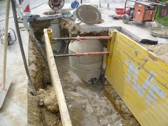 Baugebiet Kienberg Nord: Übersicht der geplanten Erschließungsmaßnahmen und Infrastruktur für die Erweiterung.