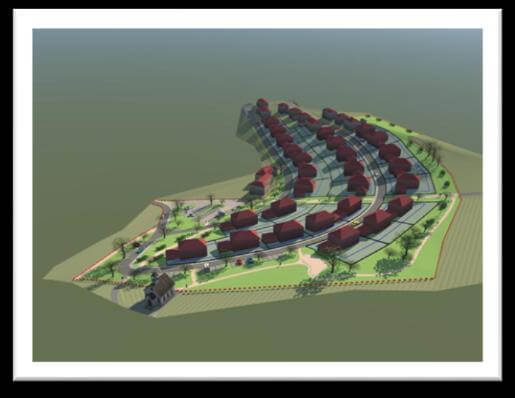 Ansicht eines modernen Wohngebiets in Oberkochen mit grünen Flächen und ansprechender Architektur.
